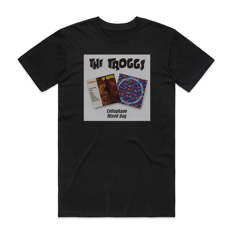 The Troggs Cellophane Mixed Bag Album Cover T-Shirt Black