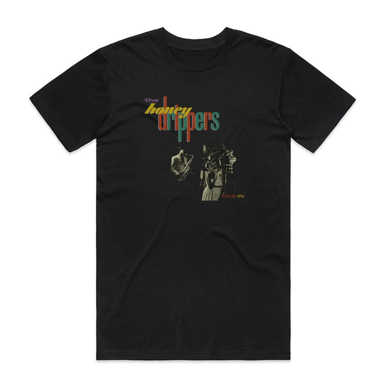 The Honeydrippers Volume One Album Cover T-Shirt Black