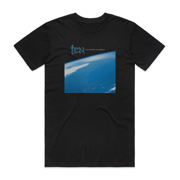 Ten Far Beyond The World Album Cover T-Shirt Black