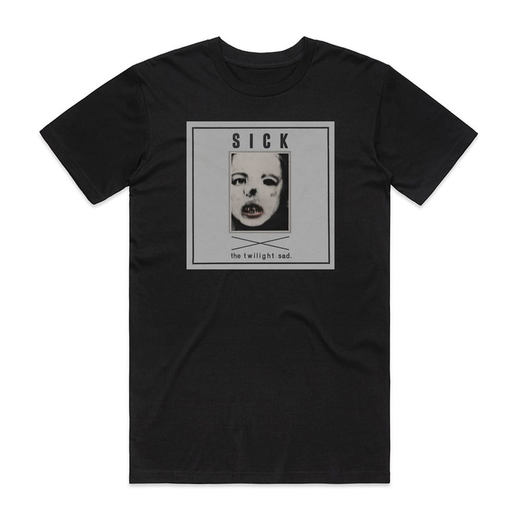 The Twilight Sad Sick Album Cover T-Shirt Black