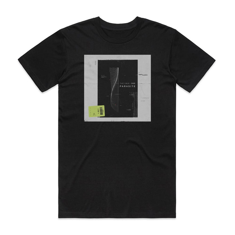 The Anix Parasite Feat Gxg Album Cover T-Shirt Black