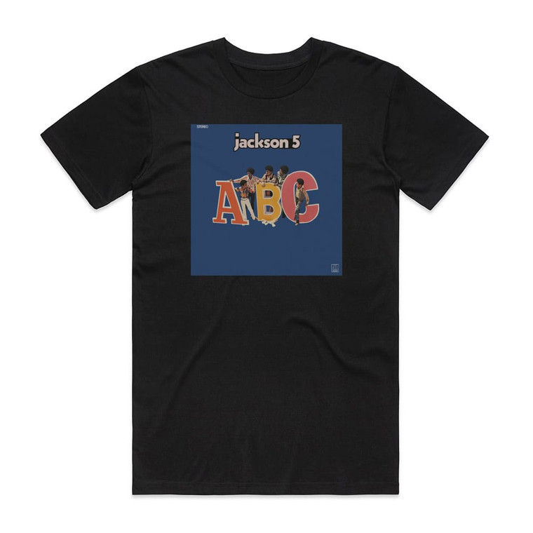 The Jackson 5 Abc Album Cover T-Shirt Black