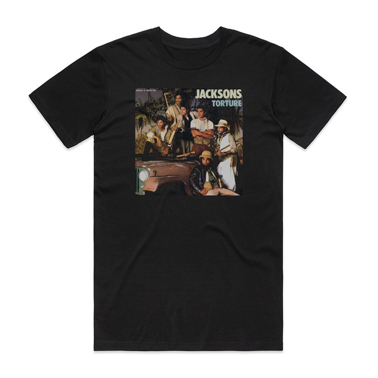 The Jackson 5 Torture Album Cover T-Shirt Black