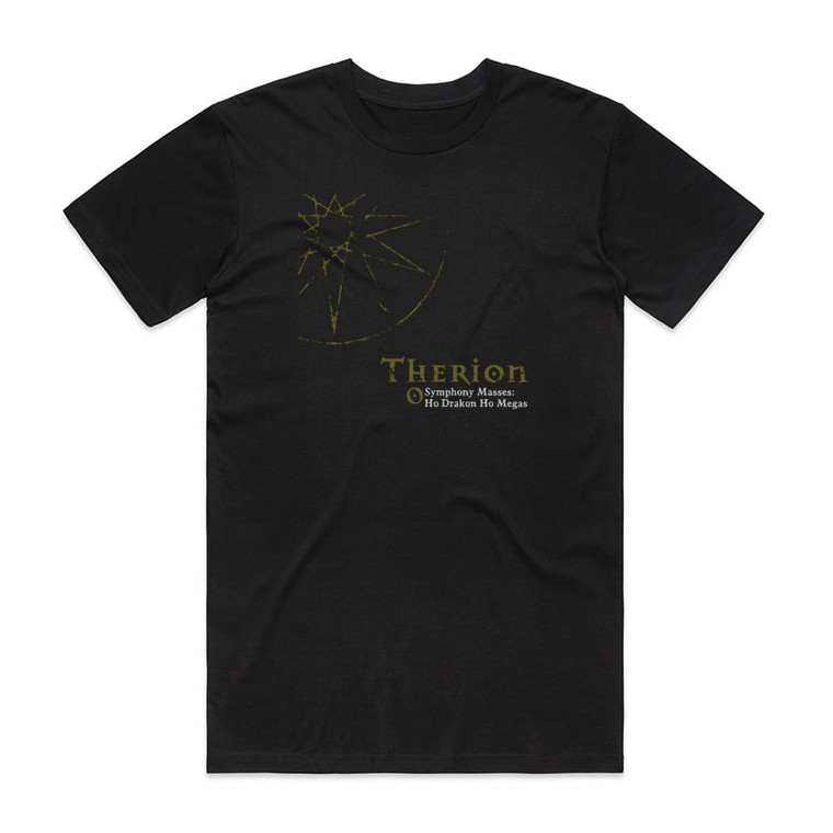 Therion Symphony Masses Ho Drakon Ho Megas 2 Album Cover T-Shirt Black