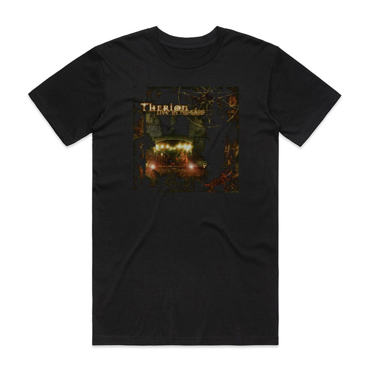 Therion Live In Midgrd Album Cover T-Shirt Black