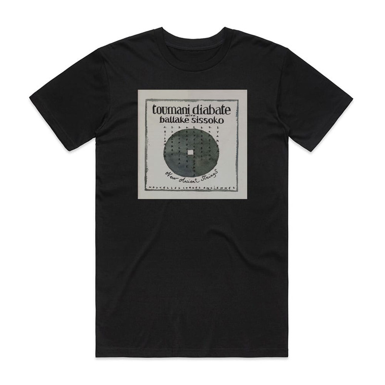 Toumani Diabate New Ancient Strings Album Cover T-Shirt Black