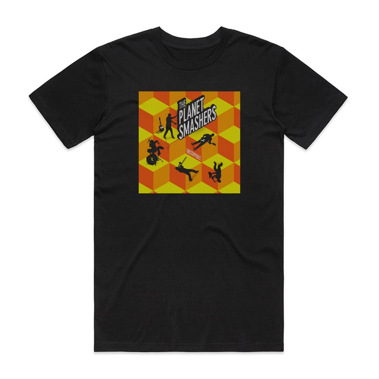 The Planet Smashers Unstoppable Album Cover T-Shirt Black