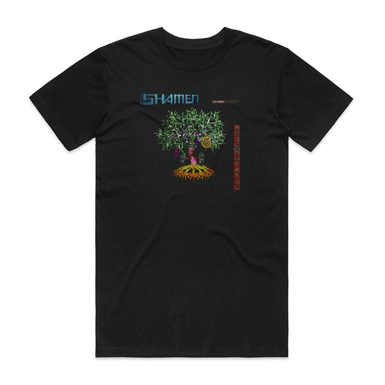 The Shamen Axis Mutatis Album Cover T-Shirt Black