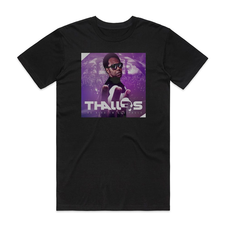 Thalles Ao Vivo Em So Paulo Album Cover T-Shirt Black