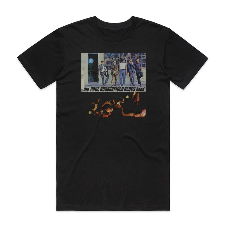 The Paul Butterfield Blues Band The Paul Butterfield Blues Band Album Cover T-Shirt Black