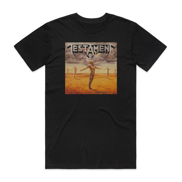 Testament Practice What You Preach Album Cover T-Shirt Black