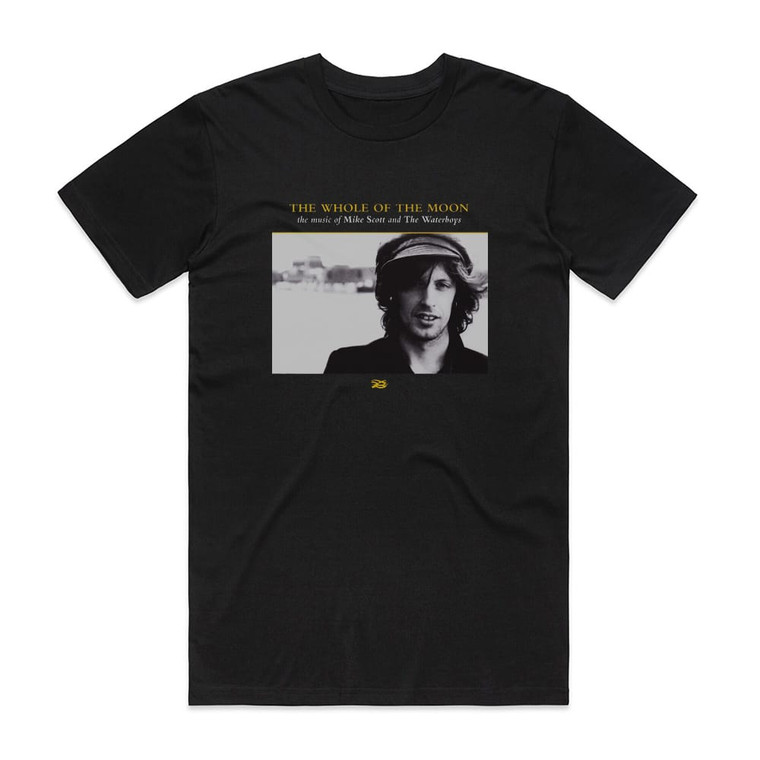 The Waterboys The Whole Of The Moon The Music Of Mike Scott And The Waterb Album Cover T-Shirt Black