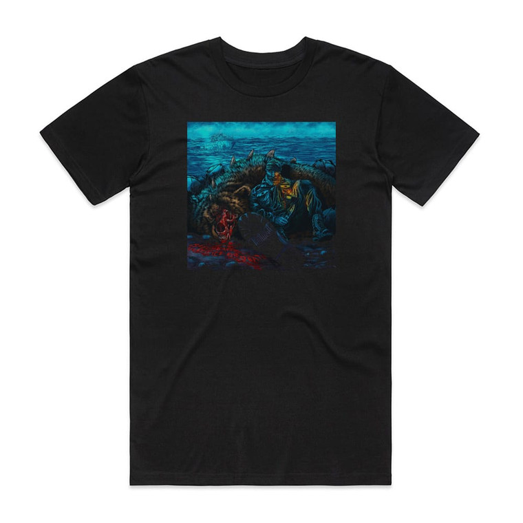 Trawler Beyond The North Ice And Death Album Cover T-Shirt Black Trawler Beyond The North Ice And Death Album Cover T-Shirt Black