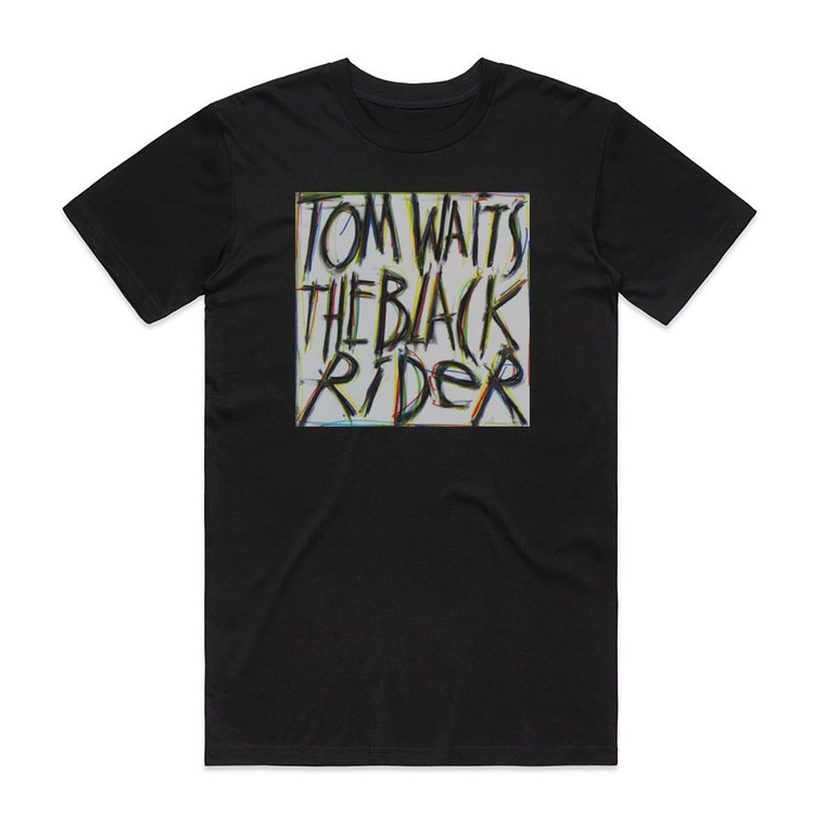 Tom Waits The Black Rider Album Cover T-Shirt Black