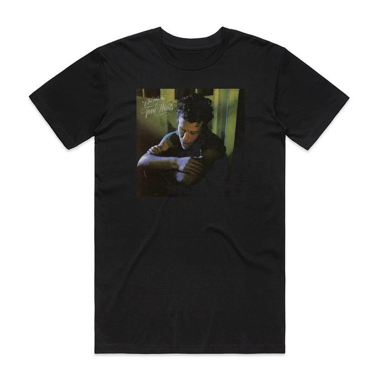 Tom Waits Blue Valentine Album Cover T-Shirt Black