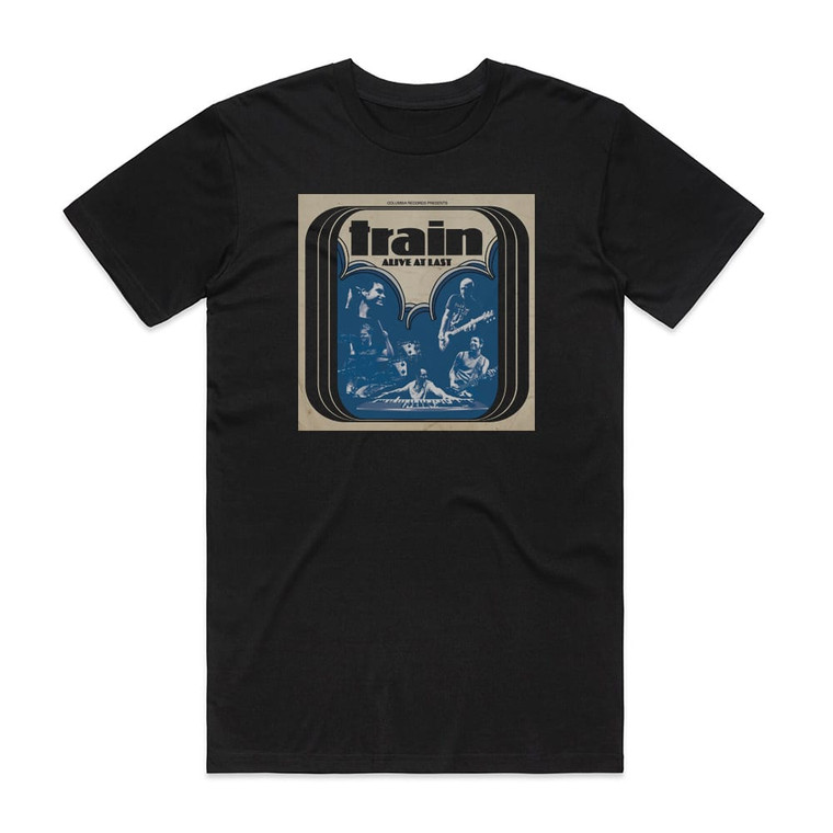Train Alive At Last Album Cover T-Shirt Black