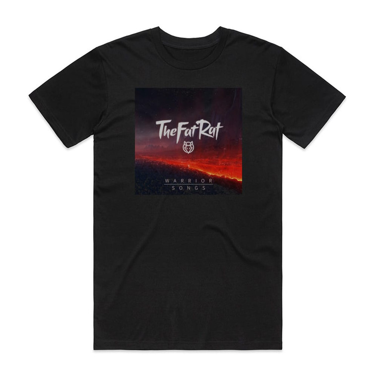 TheFatRat Warrior Songs Album Cover T-Shirt Black