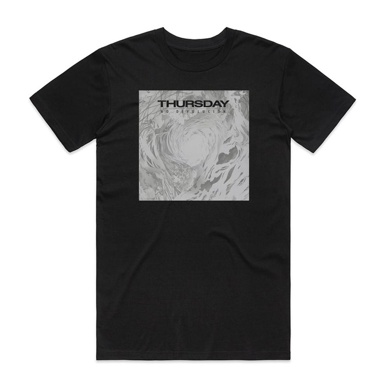 Thursday No Devolucin Album Cover T-Shirt Black