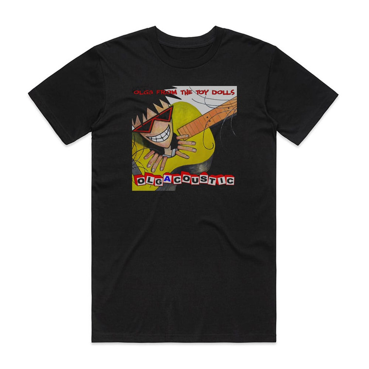 The Toy Dolls Olgacoustic Album Cover T-Shirt Black