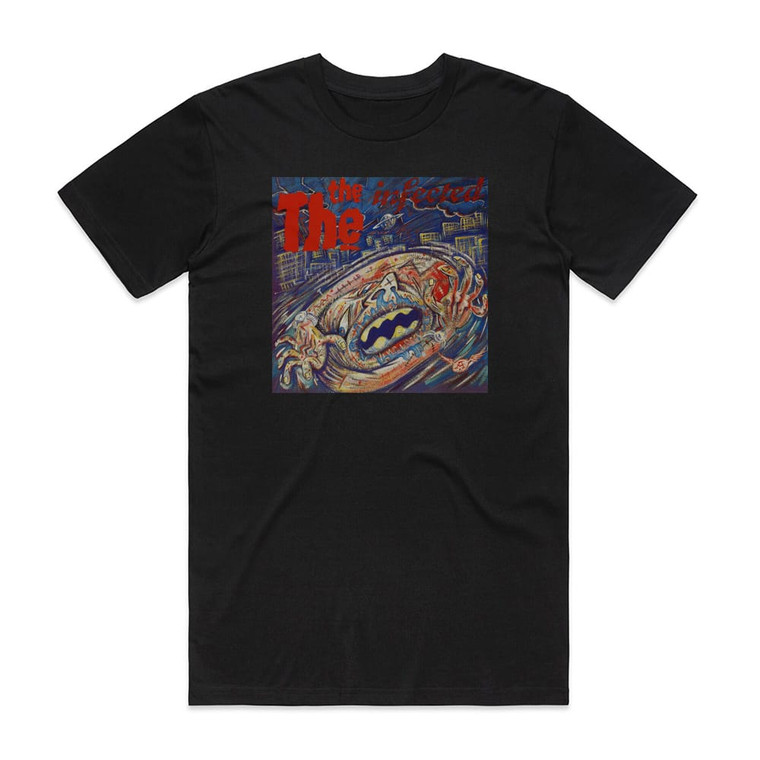 The The Infected 1 Album Cover T-Shirt Black