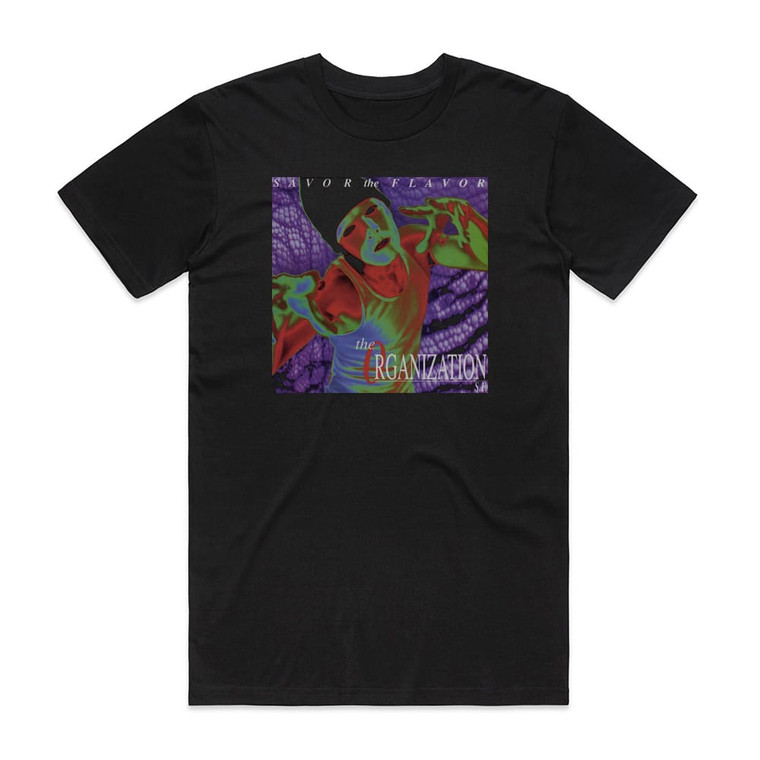 The Organization Savor The Flavor 1 Album Cover T-Shirt Black