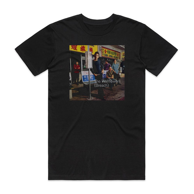 The Wallflowers Breach Album Cover T-Shirt Black