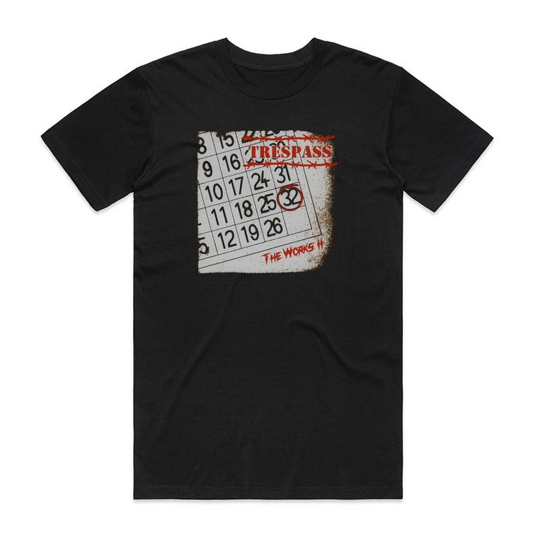 Trespass The Works Ii Album Cover T-Shirt Black