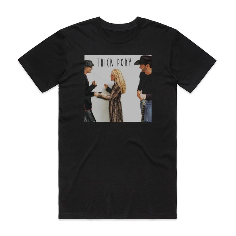 Trick Pony Trick Pony Album Cover T-Shirt Black Trick Pony Trick Pony Album Cover T-Shirt Black
