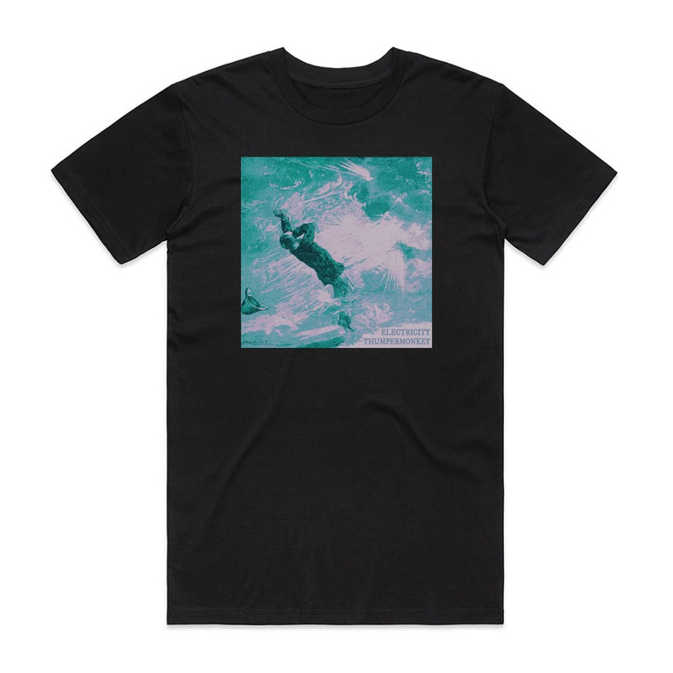 Thumpermonkey Electricity Album Cover T-Shirt Black