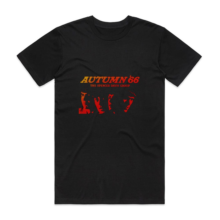 The Spencer Davis Group Autumn 66 Album Cover T-Shirt Black