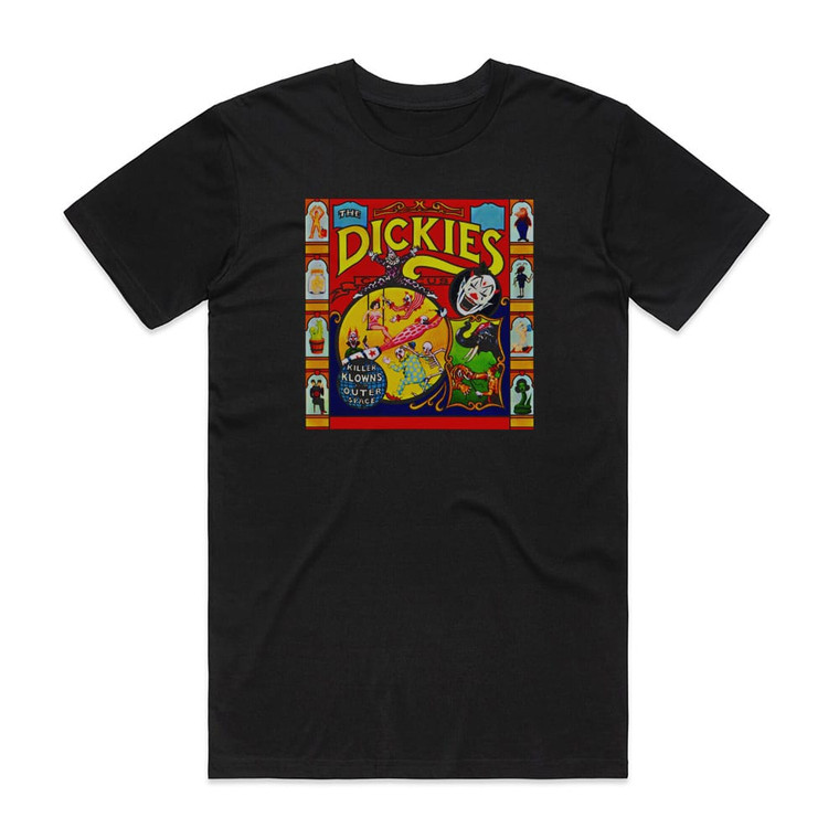 The Dickies Killer Klowns From Outer Space Album Cover T-Shirt Black