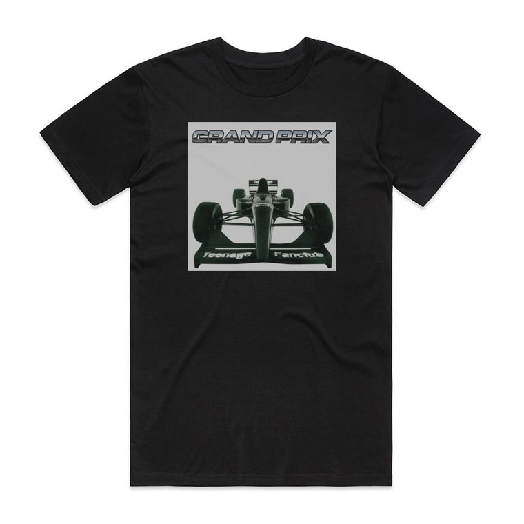 Teenage Fanclub Grand Prix Album Cover T-Shirt Black
