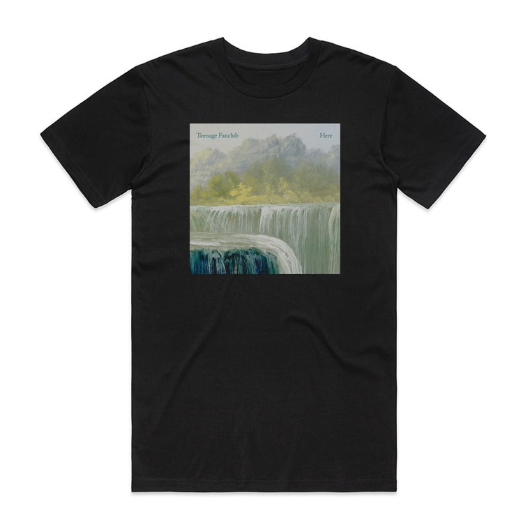 Teenage Fanclub Here Album Cover T-Shirt Black