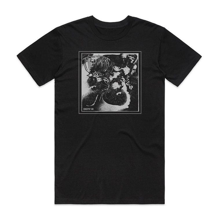 Three Towers Deity Iii Album Cover T-Shirt Black