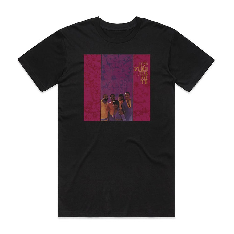 The 5th Dimension Stoned Soul Picnic Album Cover T-Shirt Black