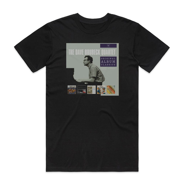 The Dave Brubeck Quartet Original Album Classics Album Cover T-Shirt Black