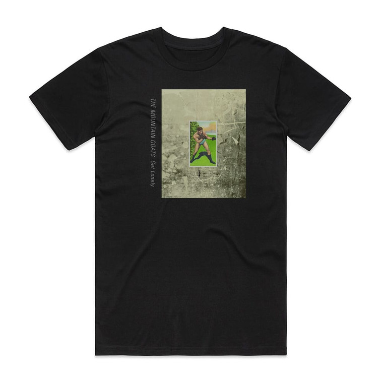The Mountain Goats Get Lonely Album Cover T-Shirt Black