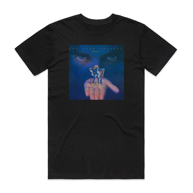 The Four Seasons Who Loves You 1 Album Cover T-Shirt Black