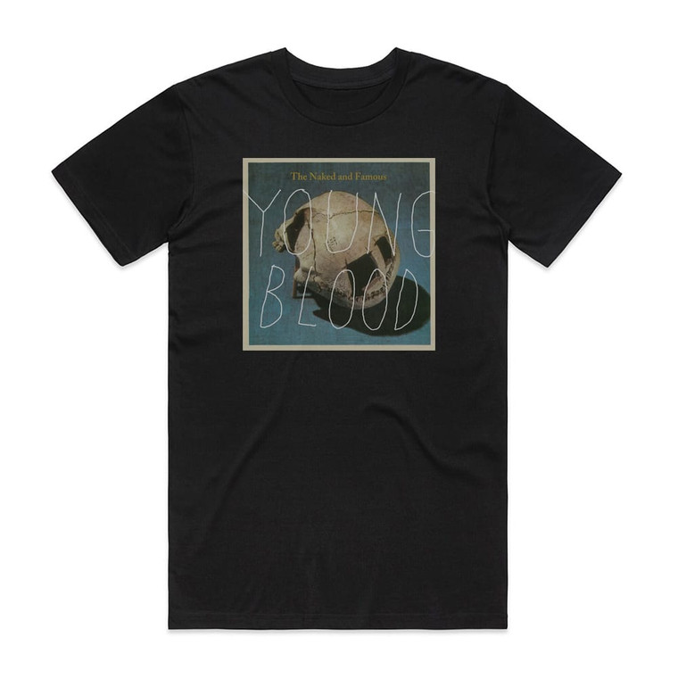 The Naked and Famous Young Blood Album Cover T-Shirt Black
