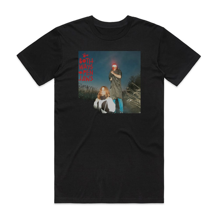 The Do Both Ways Open Jaws Album Cover T-Shirt Black