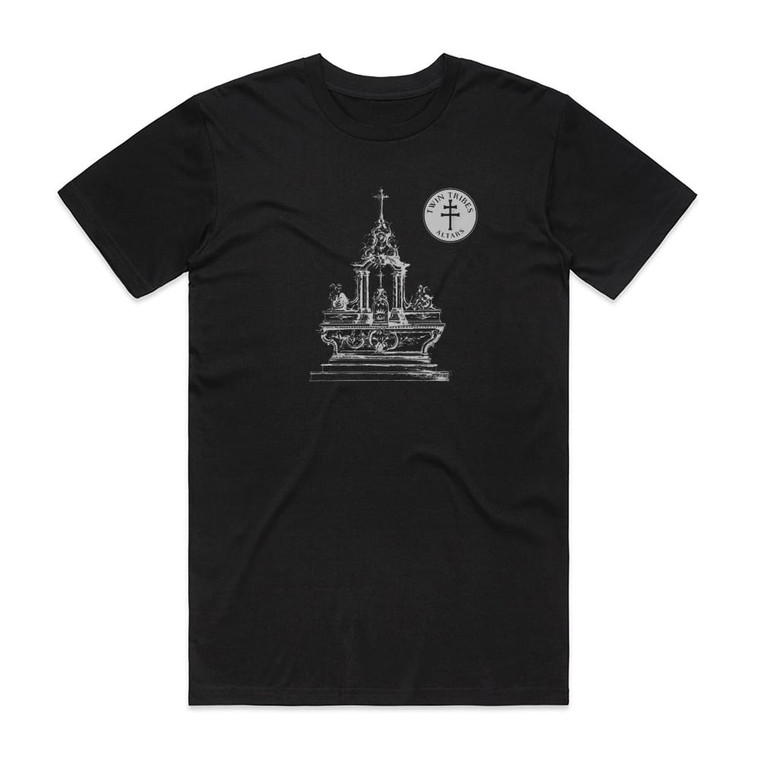 Twin Tribes Altars 1 Album Cover T-Shirt Black