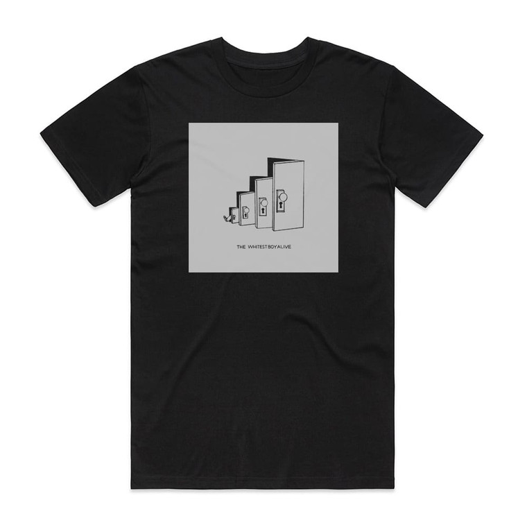 The Whitest Boy Alive Dreams Album Cover T-Shirt Black