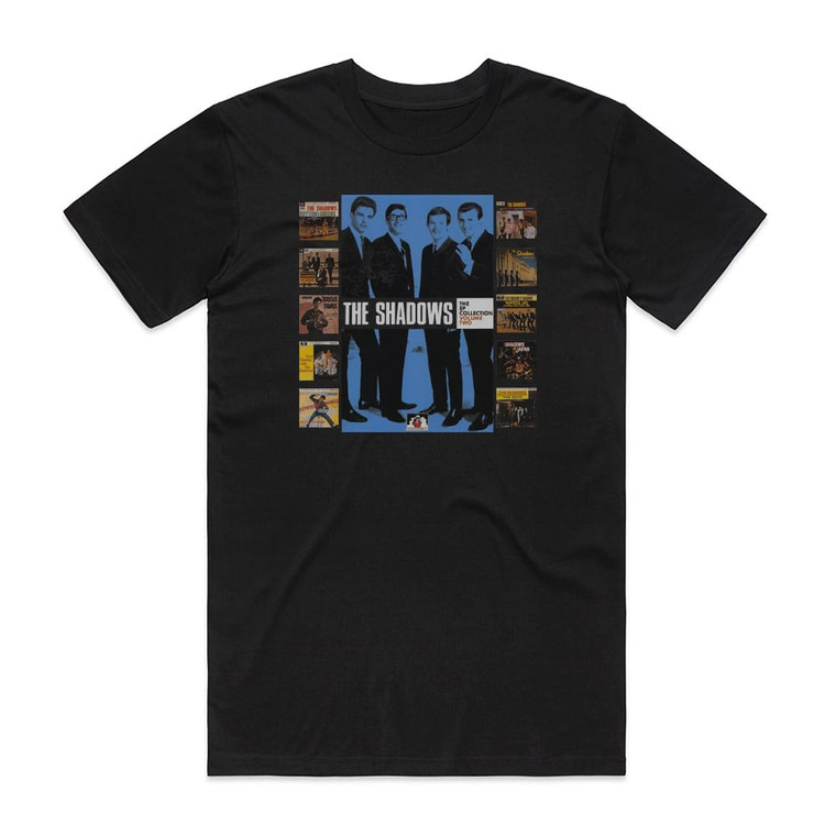 The Shadows The Ep Collection Album Cover T-Shirt Black