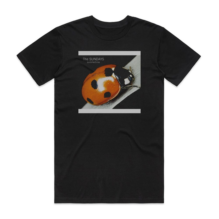 The Sundays Summertime Album Cover T-Shirt Black