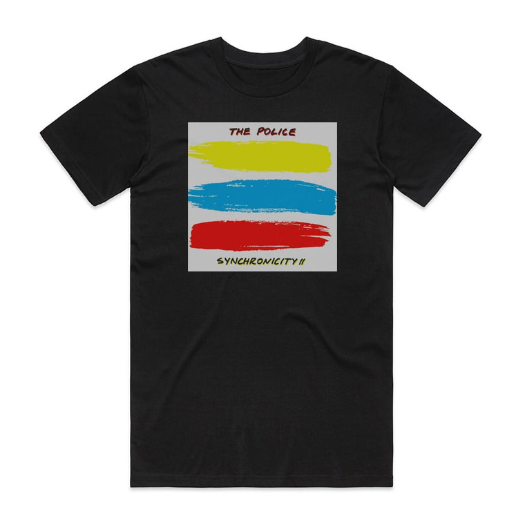 The Police Synchronicity Ii 1 Album Cover T-Shirt Black
