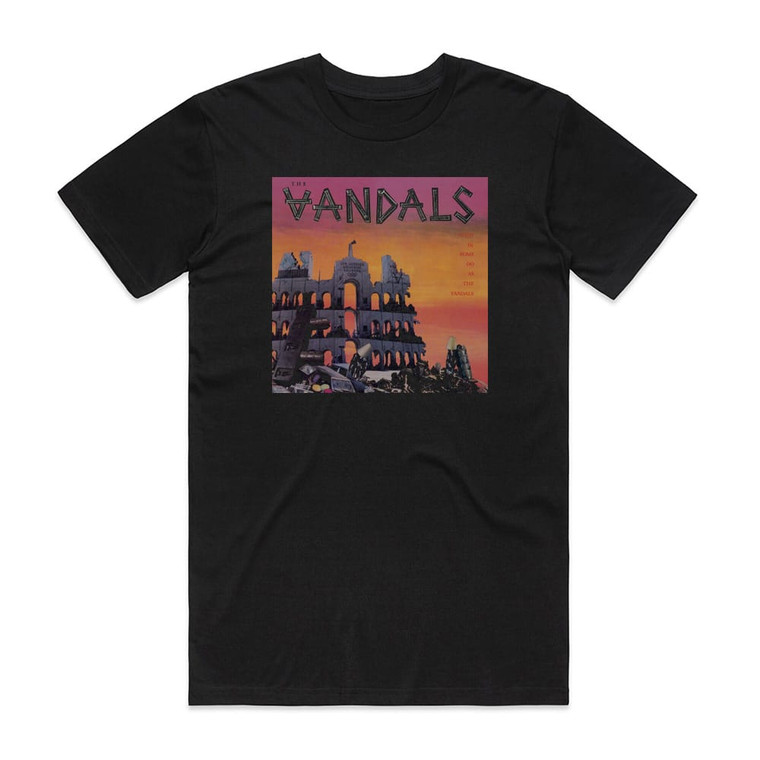 The Vandals When In Rome Do As The Vandals Album Cover T-Shirt Black