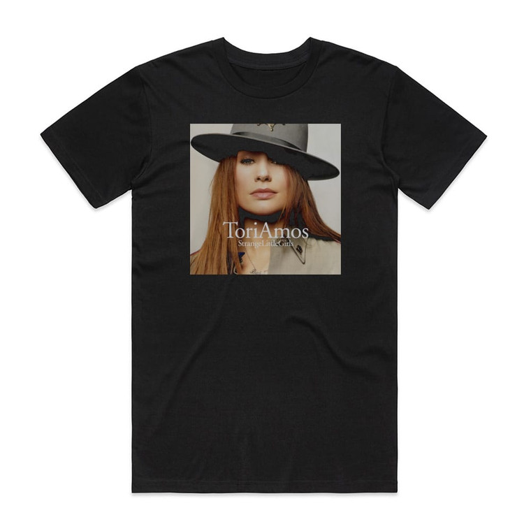 Tori Amos Strange Little Girls 1 Album Cover T-Shirt Black