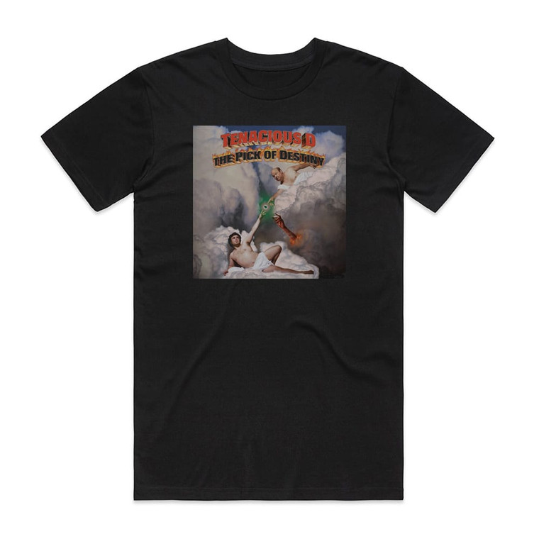 Tenacious D The Pick Of Destiny 1 Album Cover T-Shirt Black