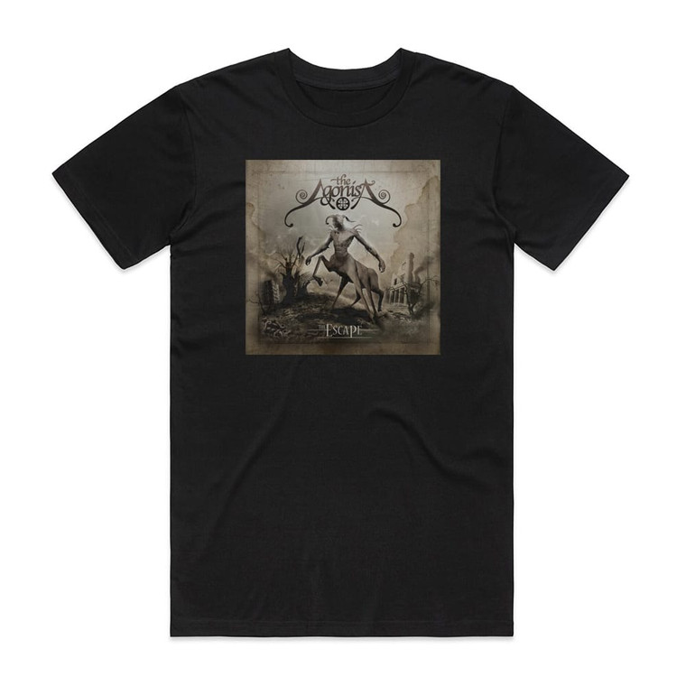 The Agonist The Escape Ep Album Cover T-Shirt Black