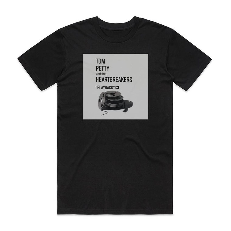Tom Petty and The Heartbreakers Playback Album Cover T-Shirt Black